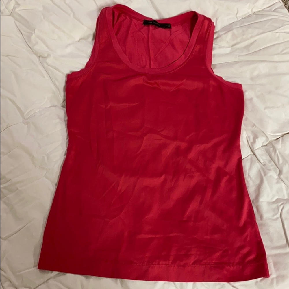 The Limited two tone fabric pink tank